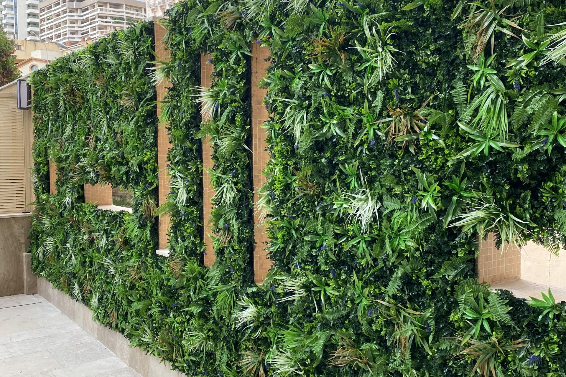 mur végétal artificiel